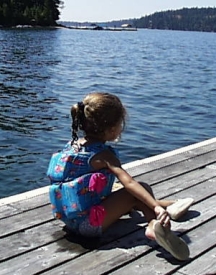 Brooke on dock.jpg (63118 bytes)